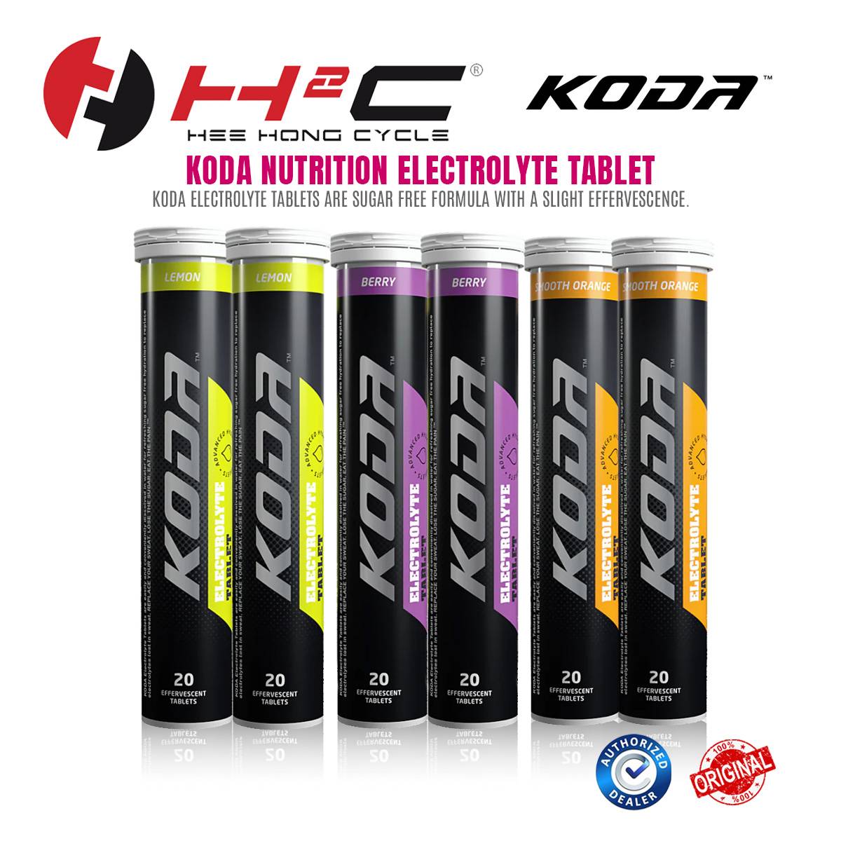 KODA NUTRITION ELECTROLYTE TABLETS (20 TABLETS)